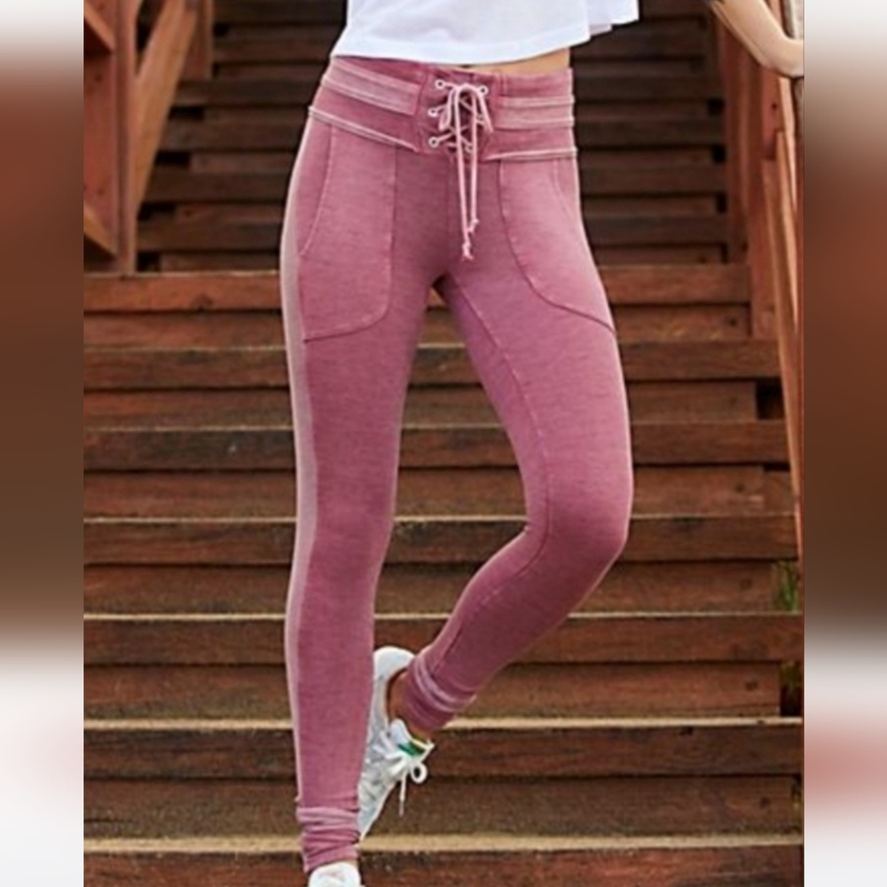 Free People Movement Bodhi Leggings (Price Is Only For Mauve Pink Leggings)